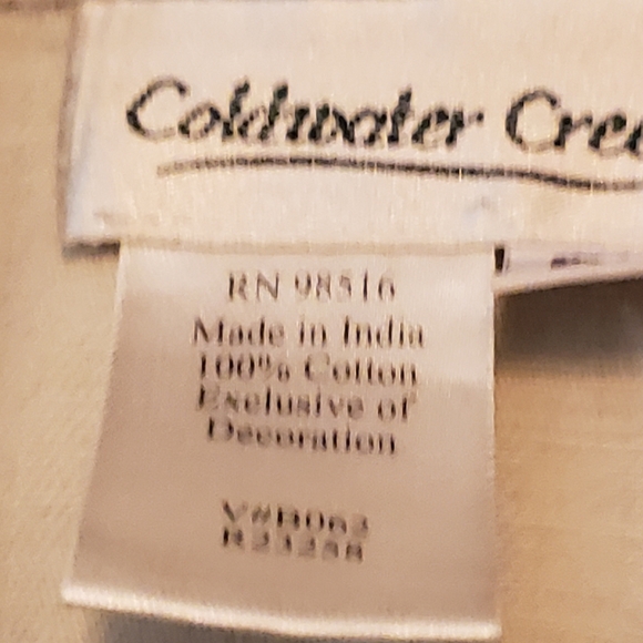 Coldwater Creek Pale Blue Jacket w/ embroidery Jacket Petite Large - Picture 5 of 15